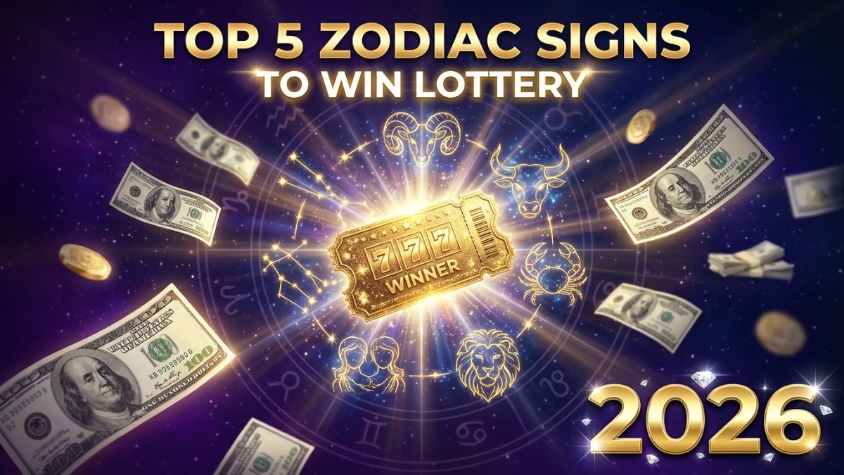 Top 5 Zodiac Signs Most Likely To Win the Lottery 2026